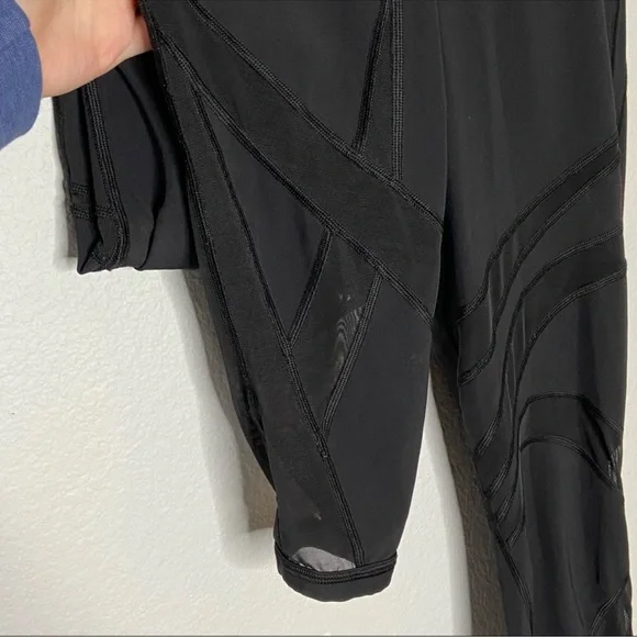 Lululemon Wunder Under Pant hi rise (with Tech Mesh) size 8 - Picture 5 of 9